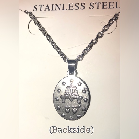 Our Lady of Graces Virgin Mary Miraculous Medal Devotion Sacred Catholic Pendant - Picture 12 of 16